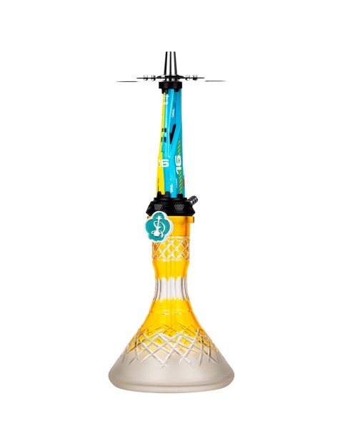 Cachimba-Amotion-Valve-X16+Base-Rusa-Big-Glass-O-Gold Cachimba-Amotion-Valve-X16+Base-Rusa-Big-Glass-O-Gold