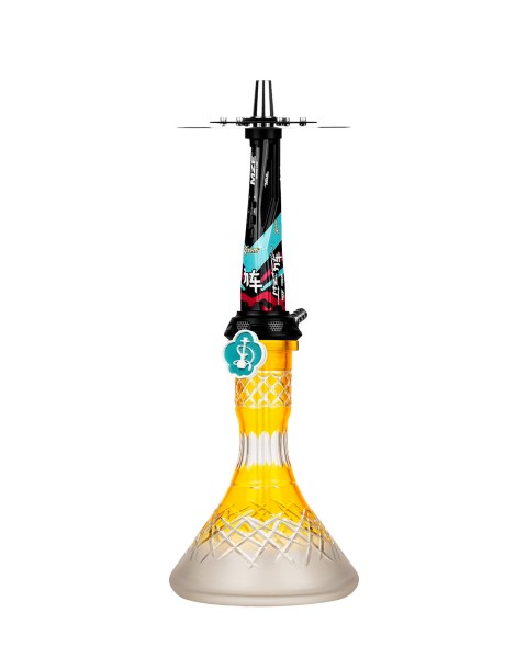 Cachimba-Amotion-Valve-mz54+Base-Rusa-Big-Glass-O-Gold Cachimba-Amotion-Valve-mz54+Base-Rusa-Big-Glass-O-Gold