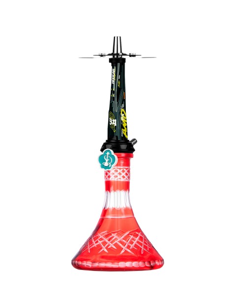 Cachimba-Amotion-Valve-AM84+Base-Rusa-Tallada-Roja Cachimba-Amotion-Valve-AM84+Base-Rusa-Tallada-Roja