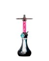 Cachimba-Mr-Shisha-Baby-Pro-Black+Mastil-Purple+Base-Rusa-Mini-Frozen-Black