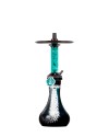 Cachimba-Mr-Shisha-Baby-Pro-Black+Mastil-Turquoise+Base-Rusa-Mini-Frozen-Black