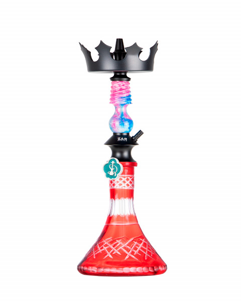 Cachimba-Zar-Hookah-Gufy-Rosa+Base-Rusa-Tallada-Roja Cachimba-Zar-Hookah-Gufy-Rosa+Base-Rusa-Tallada-Roja