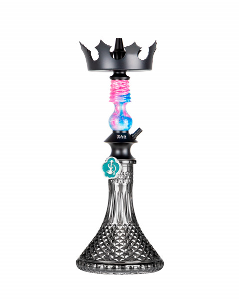 Cachimba-Zar-Hookah-Gufy-Rosa+Base-Rusa-H-Black