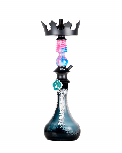 Cachimba-Zar-Hookah-Gufy-Rosa+Base-Rusa-Frozen-Black