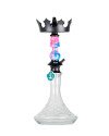 Cachimba-Zar-Hookah-Gufy-Rosa+Base-Rusa-Rayada