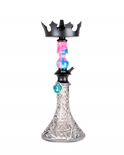 Cachimba-Zar-Hookah-Gufy-Rosa+Base-Rusa-Lowpoly-Clear