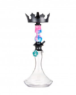 Cachimba-Zar-Hookah-Gufy-Rosa+Base-Rusa-Clear