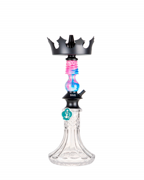 Cachimba-Zar-Hookah-Gufy-Rosa+Base-Rusa-Mini-Labrada-4