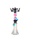 Cachimba-Zar-Hookah-Gufy-Rosa+Base-Rusa-Mini-Pata-Elefante-Matte