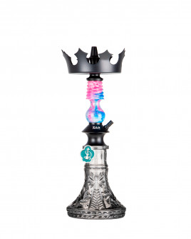 Cachimba-Zar-Hookah-Gufy-Rosa+Base-Rusa-Mini-Glass-E-Black
