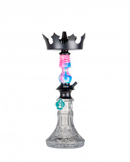 Cachimba-Zar-Hookah-Gufy-Rosa+Base-Rusa-Mini-Glass-C-Clear