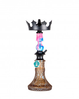 Cachimba-Zar-Hookah-Gufy-Rosa+Base-Rusa-Mini-Glass-A-Amber