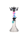 Cachimba-Zar-Hookah-Gufy-Rosa+Base-Rusa-Mini-Lowpoly-Clear
