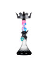 Cachimba-Zar-Hookah-Gufy-Rosa+Base-Rusa-Mini-Glass-N-Clear-Black