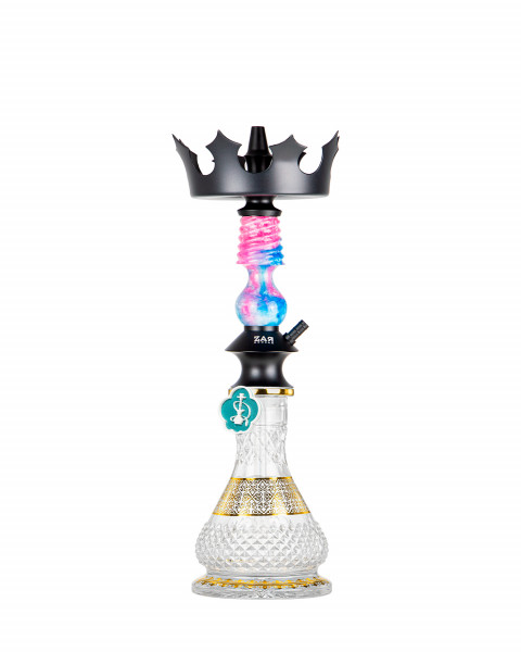 Cachimba-Zar-Hookah-Gufy-Rosa+Base-Rusa-Mini-Glass-M-Clear-Gold Cachimba-Zar-Hookah-Gufy-Rosa+Base-Rusa-Mini-Glass-M-Clear-Gold