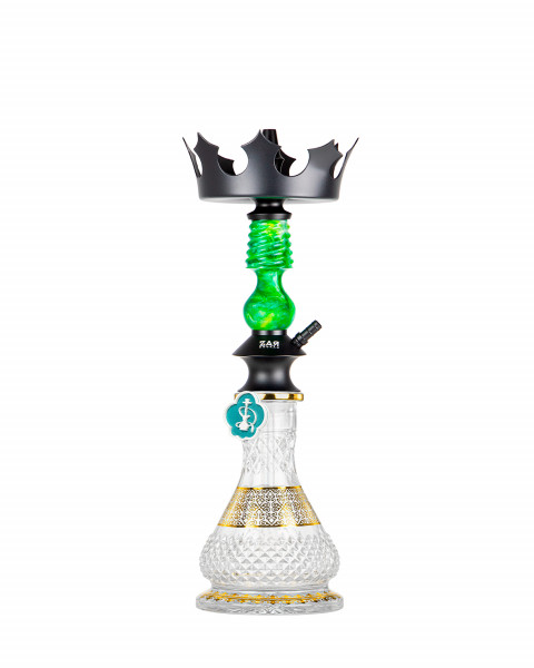 Cachimba-Zar-Hookah-Gufy-Verde+Base-Rusa-Mini-Glass-M-Clear-Gold Cachimba-Zar-Hookah-Gufy-Verde+Base-Rusa-Mini-Glass-M-Clear-Gold