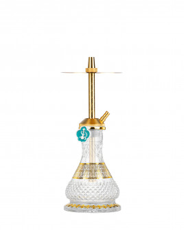 Cachimba-Mr-Shisha-Baby-Gold+Base-Rusa-Mini-Glass-M-Clear-Gold