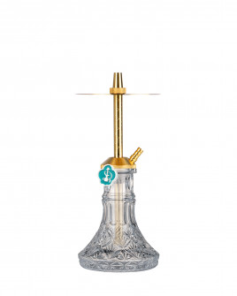 Cachimba-Mr-Shisha-Baby-Gold+Base-Rusa-Mini-Glass-C-Clear