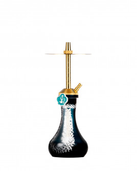 Cachimba-Mr-Shisha-Baby-Gold+Base-Rusa-Mini-Frozen-Black