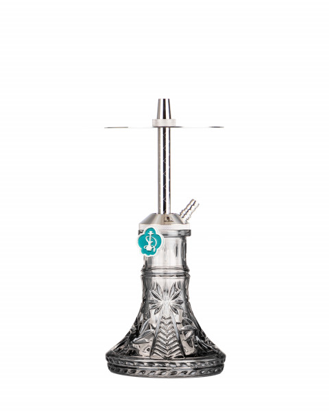 Cachimba-Mr-Shisha-Baby-Silver+Base-Rusa-Mini-Glass-E-Black Cachimba-Mr-Shisha-Baby-Silver+Base-Rusa-Mini-Glass-E-Black
