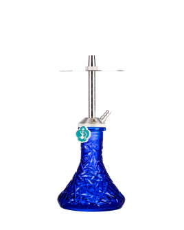 Cachimba-Mr-Shisha-Baby-Silver+Base-Rusa-Mini-Lowpoly-Blue