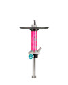 Cachimba-Mr-Shisha-Baby-Silver-Pro-Black+Mastil-Pink-sin-base