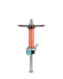 Cachimba-Mr-Shisha-Baby-Silver-Pro-Black+Mastil-Red-sin-base