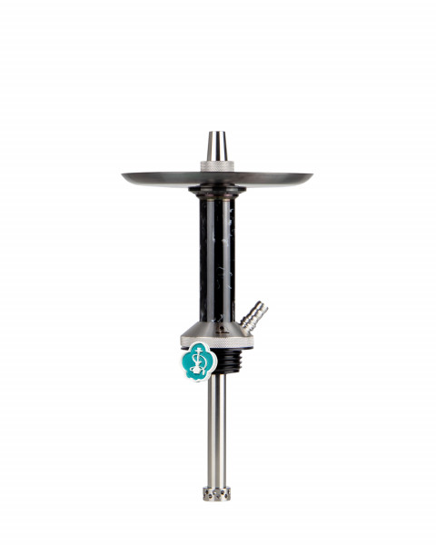 Cachimba-Mr-Shisha-Baby-Silver-Pro-Black+Mastil-Black-sin-base Cachimba-Mr-Shisha-Baby-Silver-Pro-Black+Mastil-Black-sin-base