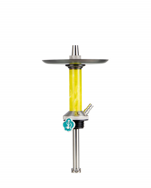 Cachimba-Mr-Shisha-Baby-Silver-Pro-Black+Mastil-Yellow-sin-base Cachimba-Mr-Shisha-Baby-Silver-Pro-Black+Mastil-Yellow-sin-base