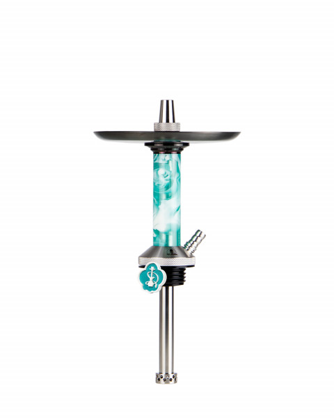 Cachimba-Mr-Shisha-Baby-Silver-Pro-Black+Mastil-Turquoise-sin-base Cachimba-Mr-Shisha-Baby-Silver-Pro-Black+Mastil-Turquoise-sin-base