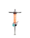 Cachimba-Mr-Shisha-Baby-Silver-Pro-Black+Mastil-Orange-sin-base