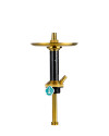 Cachimba-Mr-Shisha-Baby-Gold-Pro-Gold+Mastil-Black+Sin-Base