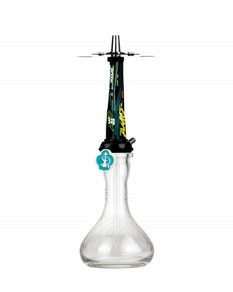 Cachimba-Amotion-Valve-AM84+Base-Rusa-Gota-Agua-Rayada