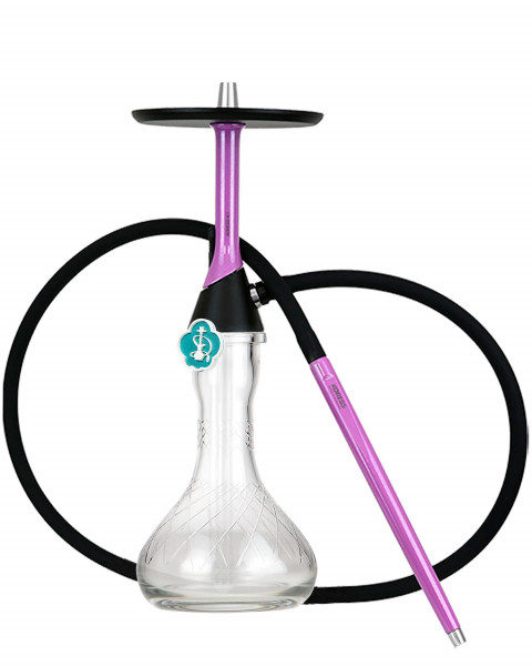 Cachimba-Koress-K2-Plum+Base-Rusa-Gota-Agua-Rayada