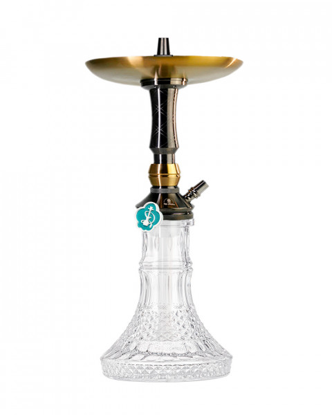 Cachimba-Mr-Shisha-Mini-Valhalla-Andalushisha+Base-Rusa-Mini-Glass-B-Black(Tallada Grey)