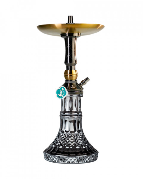 Cachimba-Mr-Shisha-Mini-Valhalla-Andalushisha+Base-Rusa-Mini-Glass-B-Black(Tallada Grey)