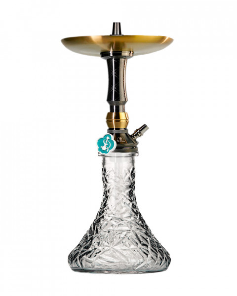 Cachimba-Mr-Shisha-Mini-Valhalla-Andalushisha+Base-Rusa-Mini-Lowpoly-Grey