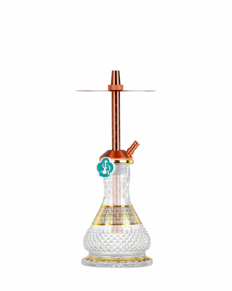 Cachimba-Mr-Shisha-Baby-Bronze+Base-Rusa-Mini-Glass-M-Clear-Gold
