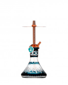 Cachimba-Mr-Shisha-Baby-Bronze+Base-Rusa-Mini-Tallada-Piramide