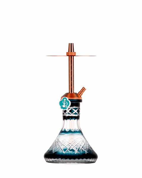 Cachimba-Mr-Shisha-Baby-Bronze+Base-Rusa-Mini-Tallada-Piramide