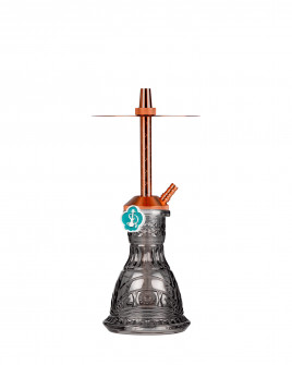 Cachimba-Mr-Shisha-Baby-Bronze+Base-Rusa-Micro-Tallada-Smoke