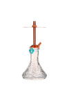 Cachimba Mr Shisha Baby Bronze con Base Rusa Mini Lowpoly Clear