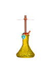 Cachimba Mr Shisha Baby Bronze con Base Rusa Mini Lowpoly Yellow