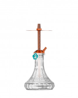 Cachimba Mr Shisha Baby Bronze con Base Rusa Mini Indian