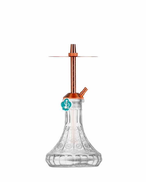 Cachimba Mr Shisha Baby Bronze con Base Rusa Mini Indian