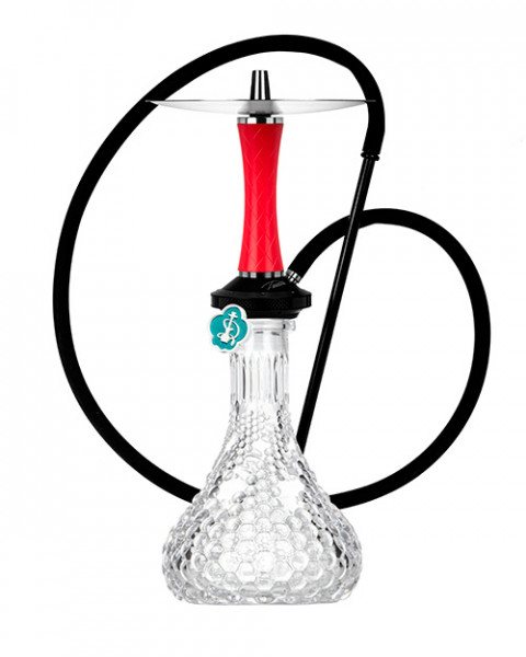 Cachimba-Diavla-Hookah-Turbo-Red+Base-Rusa-Nexa