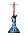 Union Hookah Sleek – pink yellow-Rusa-Crystal-Blue