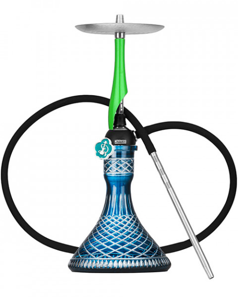 cachimba-koress-k1-green+Base-Rusa-Crystal-Blue