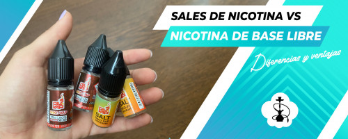 Sales de nicotina vs nicotina de base libre, ¿cuál es la diferencia?